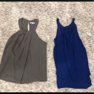 2 Sleeveless Blouses